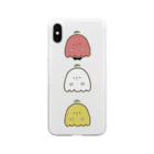 ガマグチのお店のチューリップの子？ Soft Clear Smartphone Case