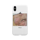 けものみせ・グッズ部のママとねんね子豚 Soft Clear Smartphone Case