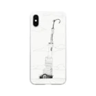 僕です。の上に行くほど傾いた塔 Soft Clear Smartphone Case