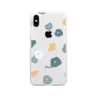 su_na_me_riのポピー Soft Clear Smartphone Case