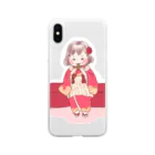 山口商店の七五三の女子 Soft Clear Smartphone Case