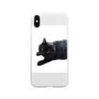 みm8のくろねこ ソフトクリアスマホケース