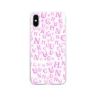 uchukunのUCHU FONTGRAM Soft Clear Smartphone Case