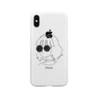 kurumi❁*·⑅のサングラス女子 Soft Clear Smartphone Case