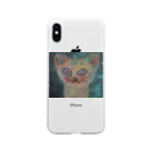 カズイのネコアートのcatart Soft Clear Smartphone Case