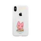 ちっぱの辛いラーメン Soft Clear Smartphone Case