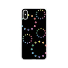 トモの色相環の花火 Soft Clear Smartphone Case