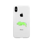 ぷかぷか　うきわくんのぷかぷか　ワニくん🐊 Soft Clear Smartphone Case