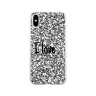 ね ぎ お みのI love... Soft Clear Smartphone Case