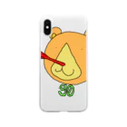 kumakioのクマキオ。 Soft Clear Smartphone Case