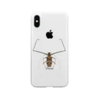 insectech.comのテナガカミキリ Soft Clear Smartphone Case