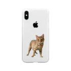 猫ねこネコ!チャム&シロのチャム&シロ Soft Clear Smartphone Case