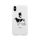 ミュータントモエの［C］COW Soft Clear Smartphone Case