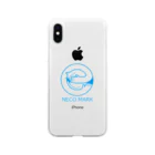 SKのNECOマーク Soft Clear Smartphone Case
