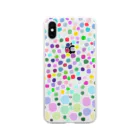 Cyobi の店のcolorful6-2 Soft Clear Smartphone Case