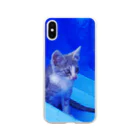 ひつじのアトリエ【公式】のモロッコでたたずむ猫さん Soft Clear Smartphone Case