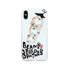 publicstore recordsの豆鳥3兄弟 Soft Clear Smartphone Case