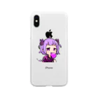 Hi-ro.shopのポップリトルガール Soft Clear Smartphone Case