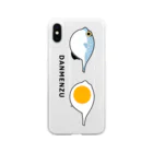 huroshikiのDANMENDU （断面図） Soft Clear Smartphone Case