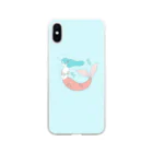 神楽 ゆらぎのおみせの人魚姫のソフトクリアスマホケース Soft Clear Smartphone Case