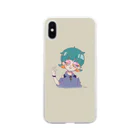 haru-meimei26のはんめちゃん Soft Clear Smartphone Case