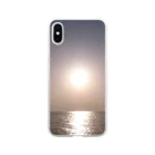 太陽書房の太陽と海 Soft Clear Smartphone Case