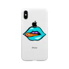 Mieko_KawasakiのEAT ME♡　唇 LIP Soft Clear Smartphone Case