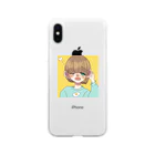 めるのいらすとのねむいこ。 Soft Clear Smartphone Case