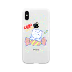 絶滅危惧種　suzuri 店のcash from cute Soft Clear Smartphone Case