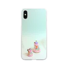 伊藤櫻子のflower garden Soft Clear Smartphone Case