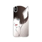 乃々の猫耳 Soft Clear Smartphone Case