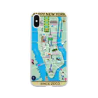 桐生龍のイラストグッズShopのHAPPY NEW YORK! Soft Clear Smartphone Case