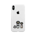 AO_Hiroseのこけぺん　家族 Soft Clear Smartphone Case