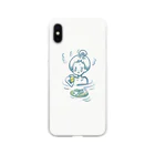 しゅわしゅわのお風呂ビール Soft Clear Smartphone Case