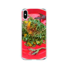 料理するよの春菊とオレンジのサラダ Soft Clear Smartphone Case