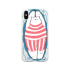takatamahoのswimming Soft Clear Smartphone Case
