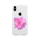 でおきしりぼ子のThe Rose Soft Clear Smartphone Case