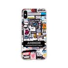 AMINOR (エーマイナー)のWall Stickers Soft Clear Smartphone Case