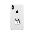 minatoriの仲良しペンギン Soft Clear Smartphone Case
