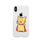 ねこのしっぽのねこねこヒーロー Soft Clear Smartphone Case