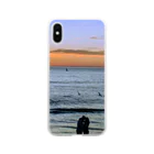 hairycowのsunset Soft Clear Smartphone Case