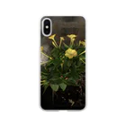 ばにーすぺーの月見草の花言葉 Soft Clear Smartphone Case