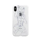 可愛い女の子職人vent4444のポール Soft Clear Smartphone Case