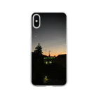 caz_sayouの夕焼け Soft Clear Smartphone Case