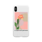 ukaiwakaのflowers Soft Clear Smartphone Case