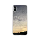 風景 Sophieの鱗雲 Soft Clear Smartphone Case