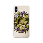 風景 Sophieの花輪 Soft Clear Smartphone Case