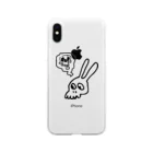 うさミミっミ(無駄に元気)のうさどくろ Soft Clear Smartphone Case