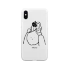 のんのヘアセットくん Soft Clear Smartphone Case