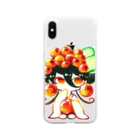 -紅タケ-のいくらちゃん。 Soft Clear Smartphone Case